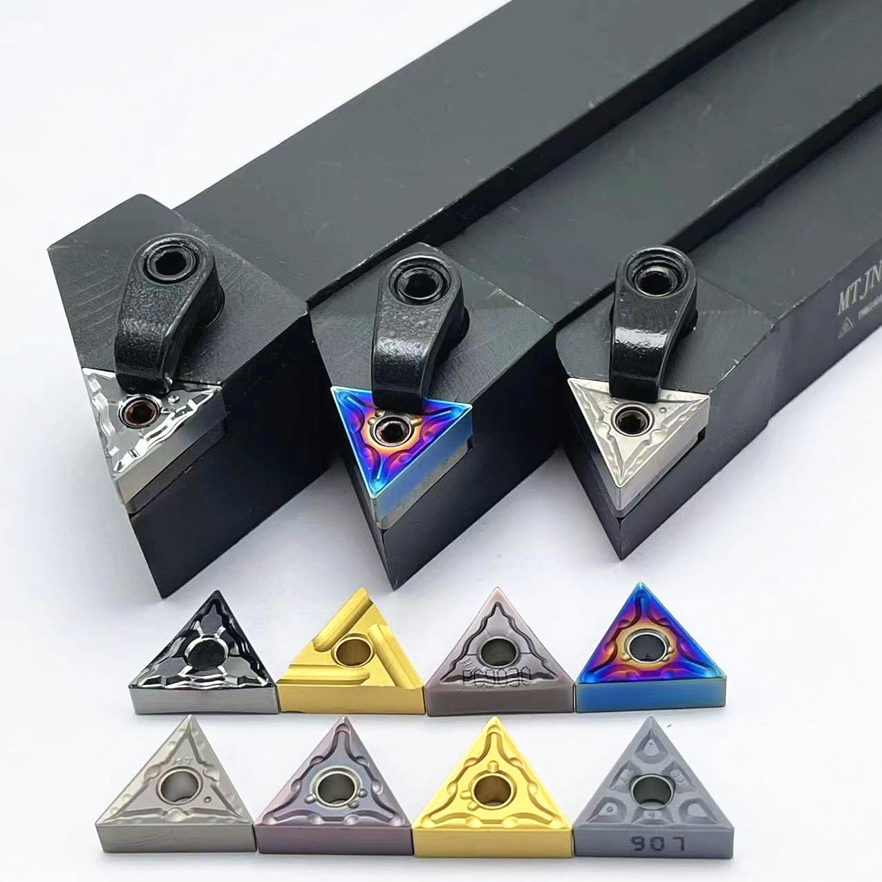Tool Part for External Turning Tool Holder MTJNR1616H16 MTJNR2020K16 MTJNR2525M16 TNMG160404/TNMG160408 Blade Metal Turning Tool - (Angle: TNMG160404 HA H01 / Shank Diameter: No Holder)