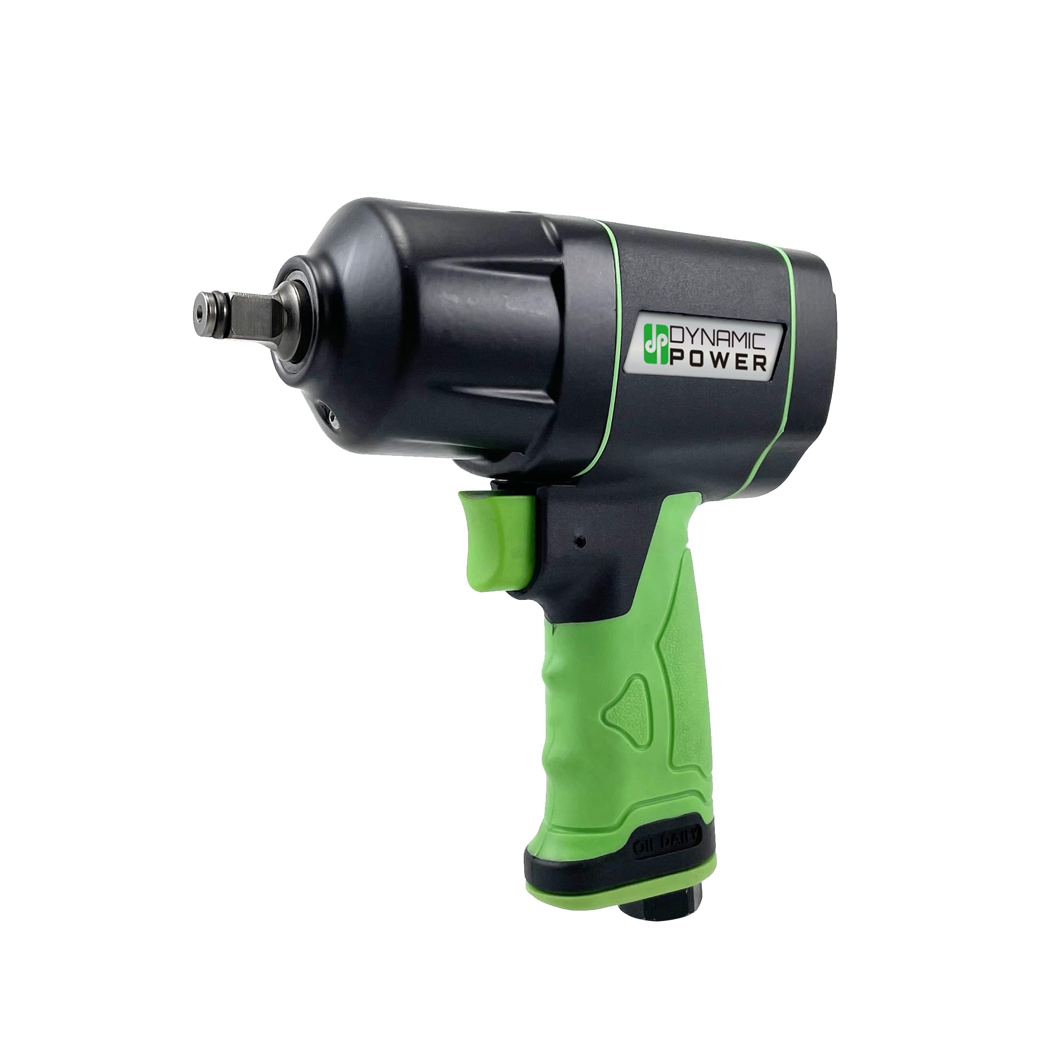Dynamic Power 3/8" Air Impact Wrench – 480 ft-lb Torque with Built-In Power Regulator for Precision Speed & Torque Control. DP-63061
