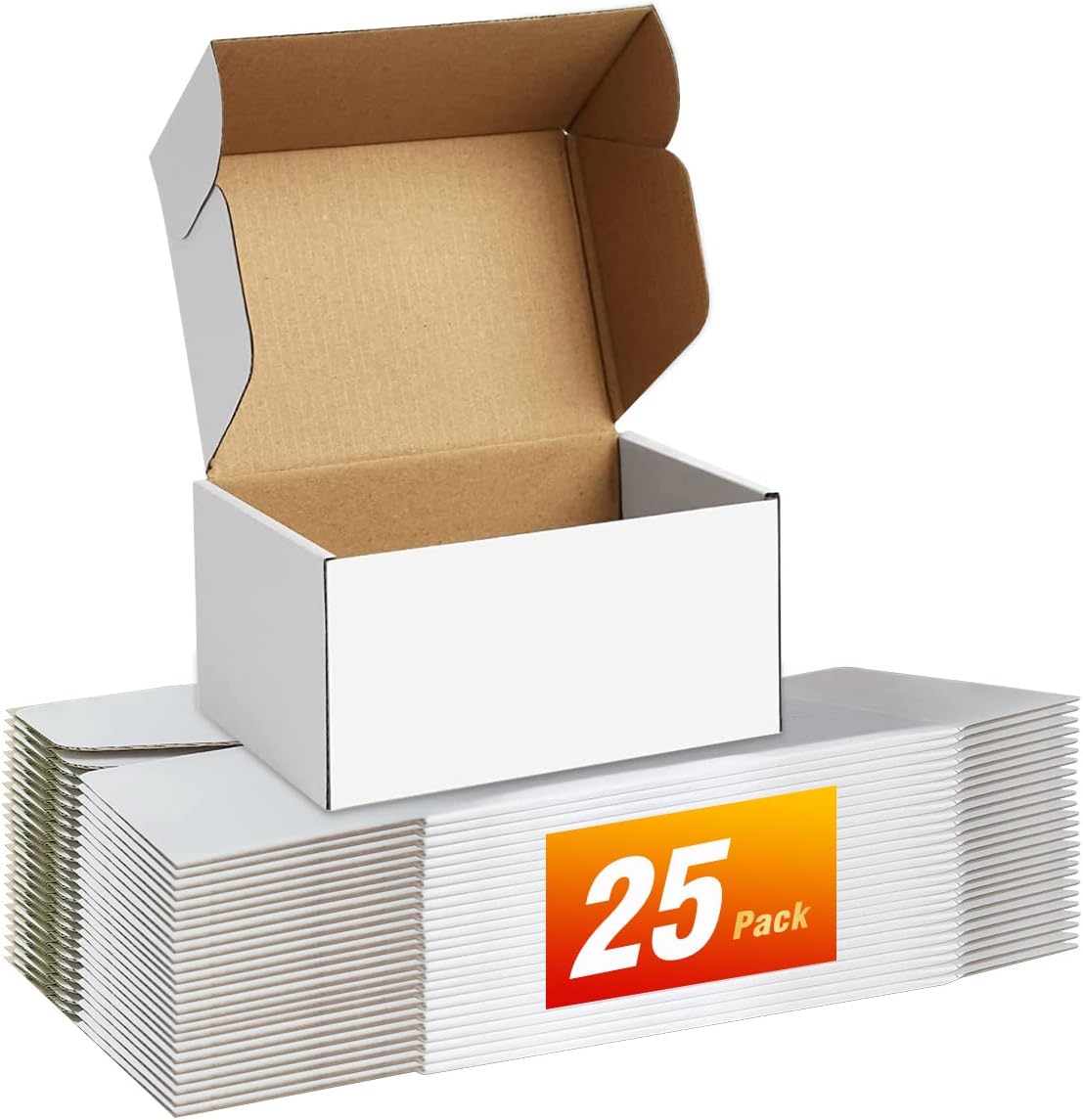 Shipping Boxes 7 x 5x 2 inches, Corrugated Cardboard Box for Small Business,Packing
