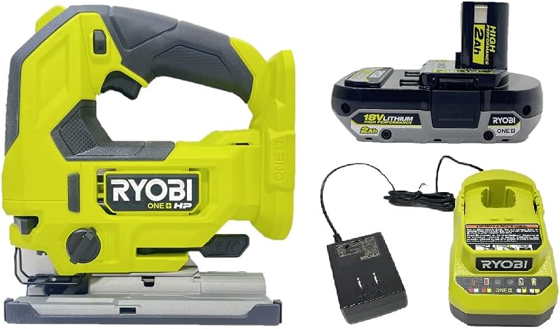 HP 18V Brushless Cordless Jigsaw Kit with HIGH PERFORMANCE Battery | PBLJS01K1