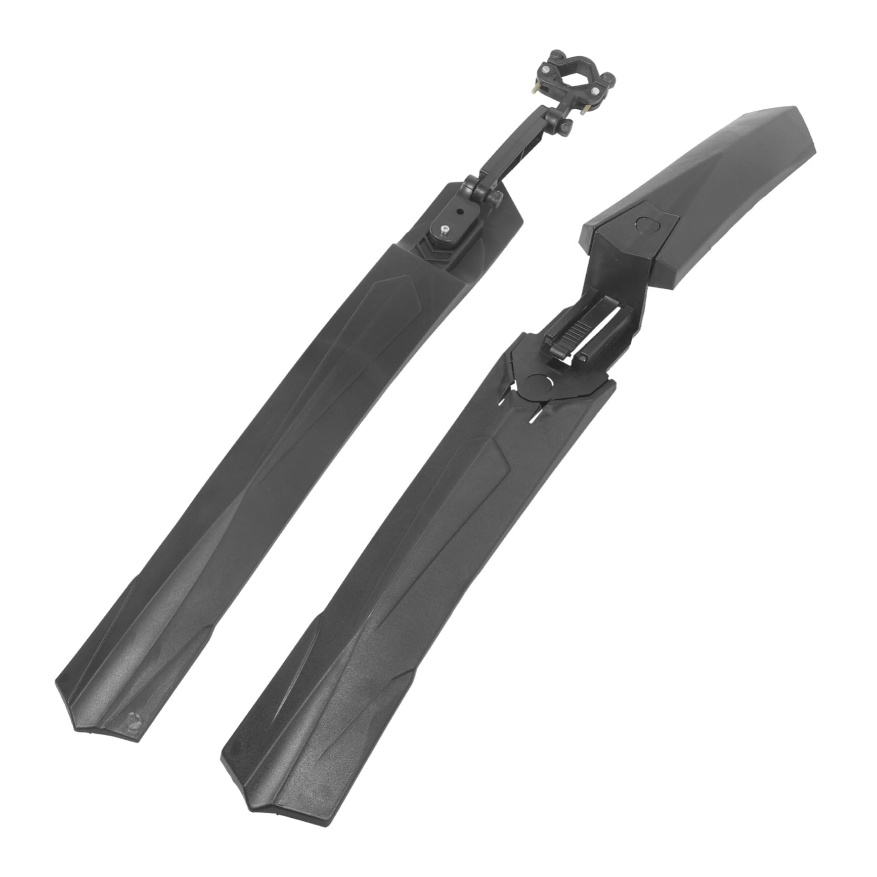 Toddmomy Guardabarros Delantero y para Bicicleta De Montaña. Calcomanías De Bicicleta Partes De La Montaña Cubierta De De Cross Pedales Agua De Lodo Black El Plastico
