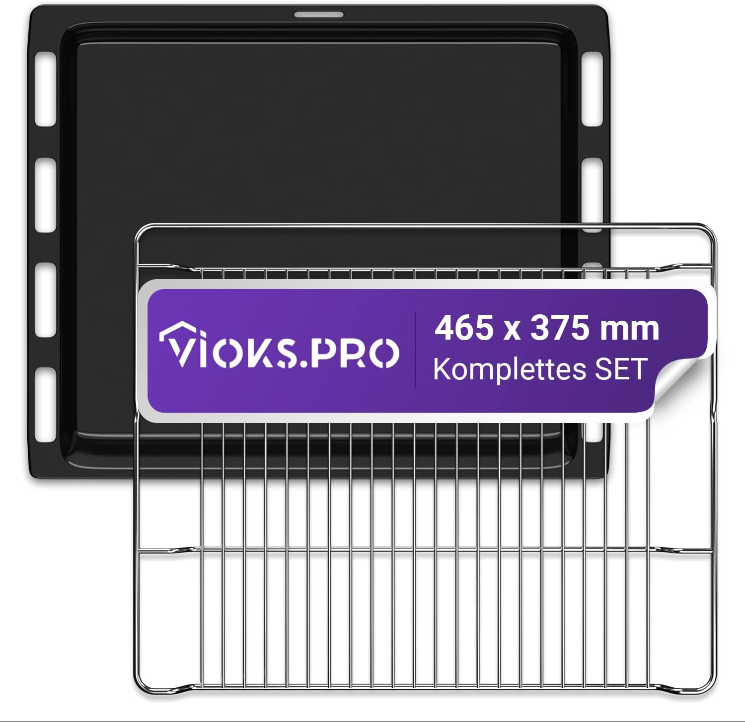 Ensipart Einlegerost Für NEFF Backofen - Kompatibel Mit 00740766, 384x313x60mm