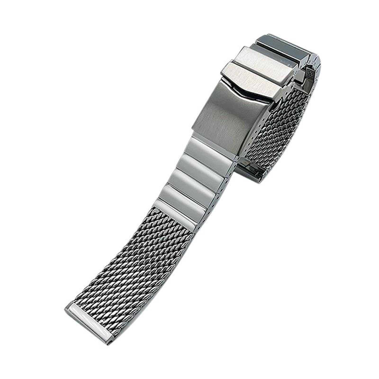 Pasek do zegarka ze stali nierdzewnej 20 mm/22 mm z szybkozłączką, męski pasek do zegarka sportowego
