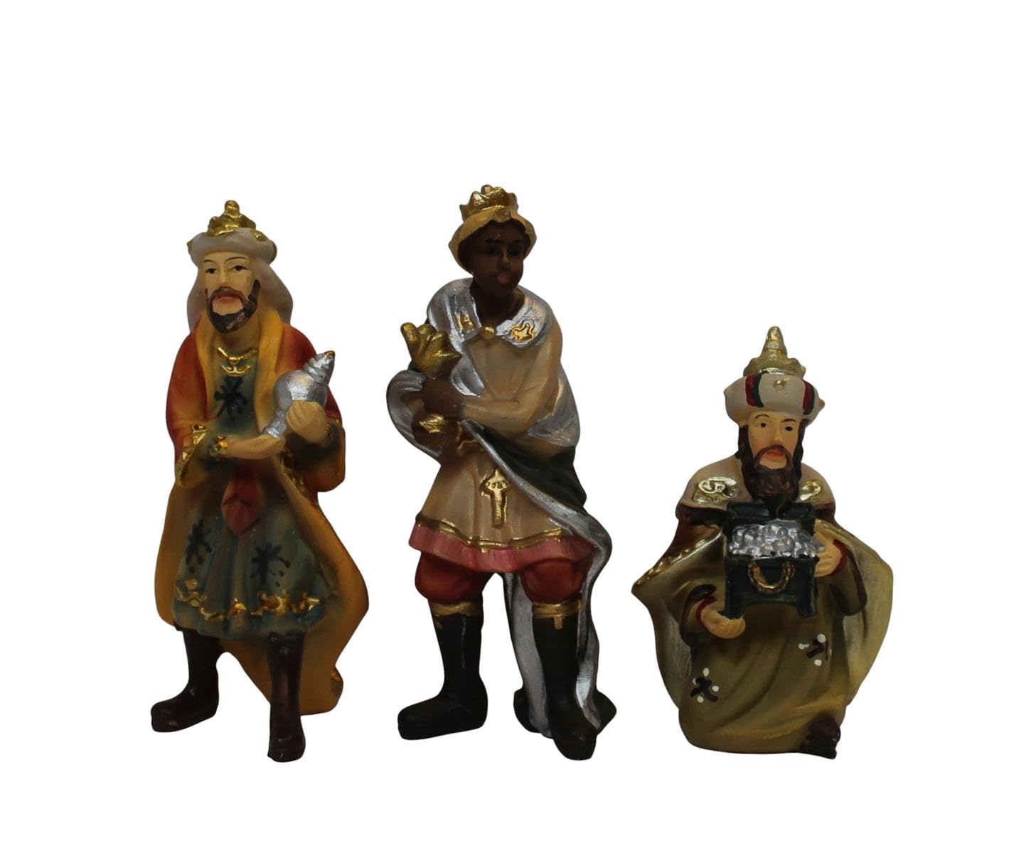 ZICOM Krippenfigur Miniaturfiguren Krippenset 12-teilig Höhe 8cm handbemalt Polyresin