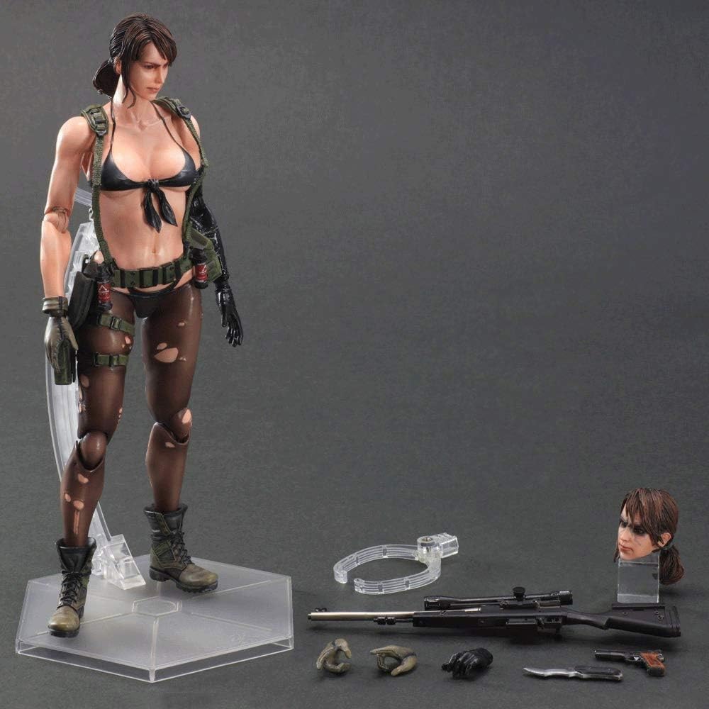 Amazon Com Kaiwenli Metal Gear Solid 5 Quiet 26 5cm Anime Character Model Pvc Figure Figurine Best Collectible Decoration Adult Toy Toys Games