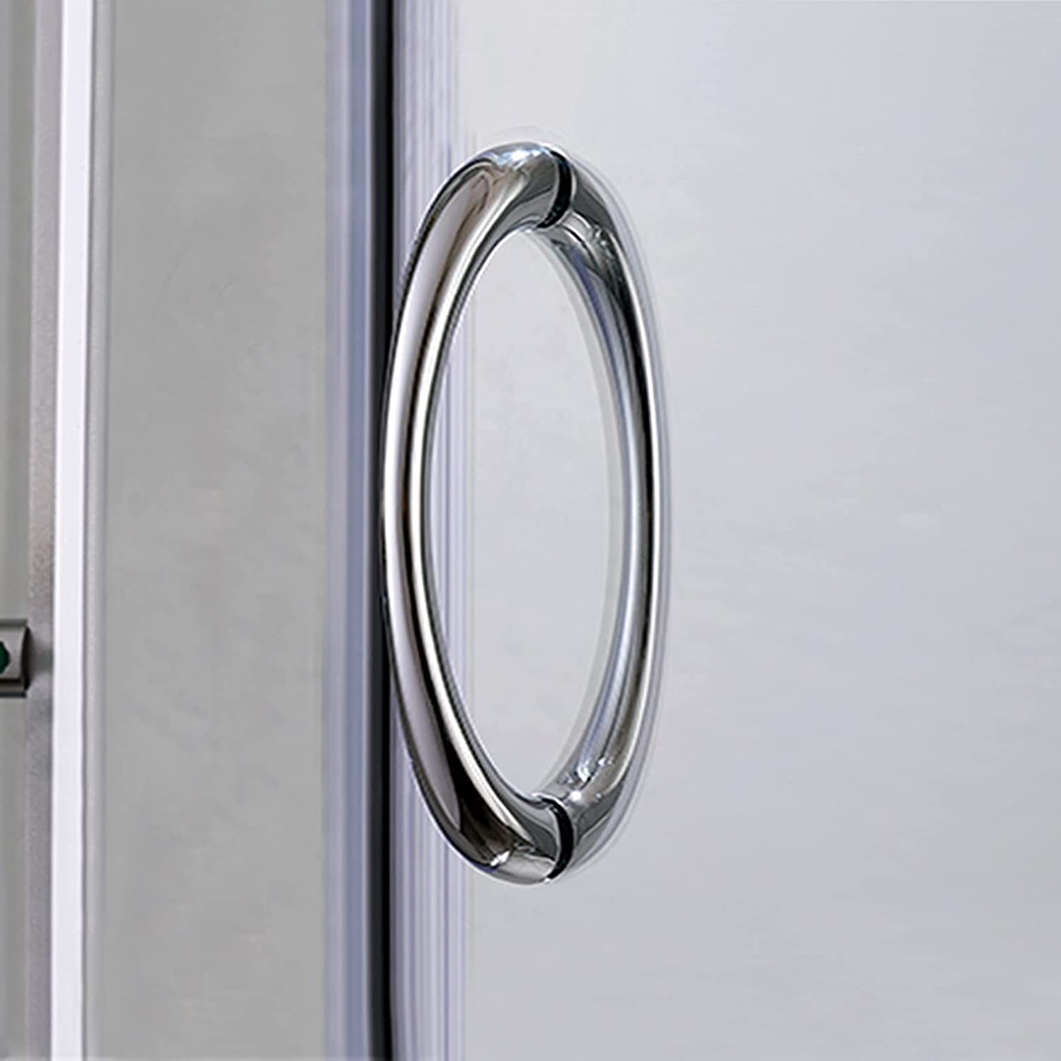 Poignée de porte de douche en acier inoxydable design dos à dos 145mm