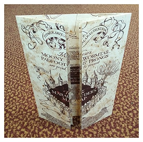 Harry Potter The Marauder's Map Hogwarts School of Witchcraft & Wizardry