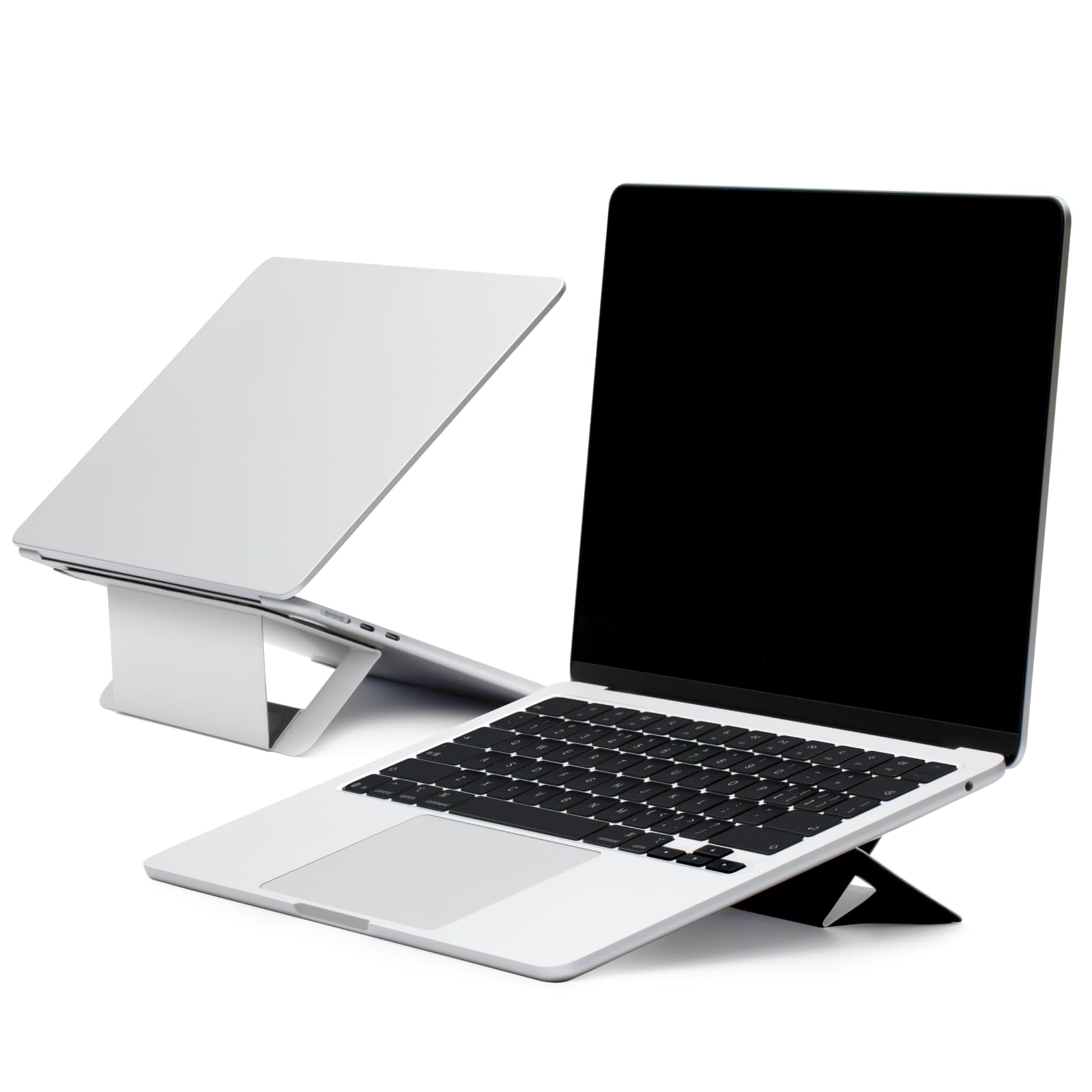 Moft Supporto Per Computer Portatile Da Scrivania, Supporto Adesivo Per Raffreddamento Del Computer Portatile Per Dissipazione Del Calore Con 2 Angoli Di Visione Regolabili, Supporto Pieghevole E-image