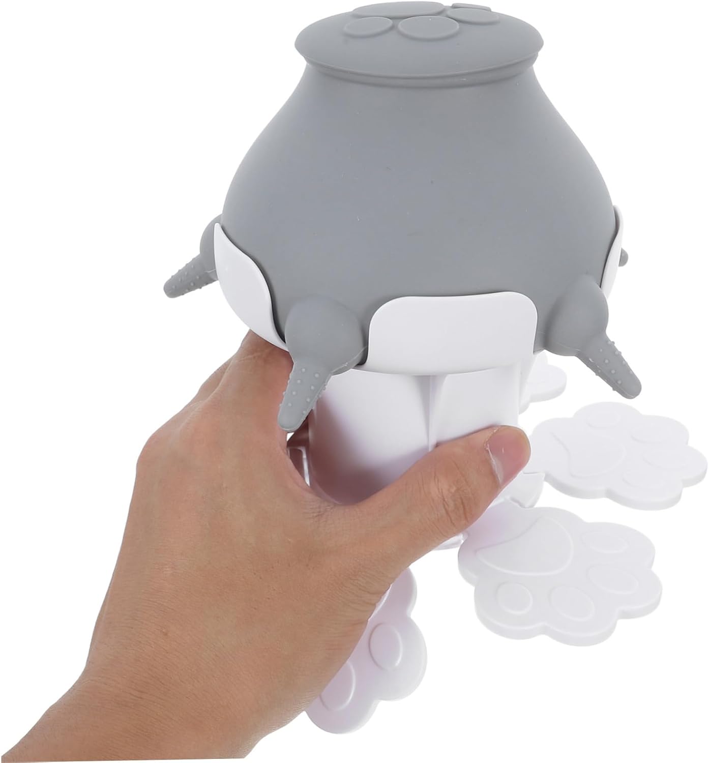 YARNOW Puppy Feeding Station Nipples Silicone Milk Feeder Bowl Dog Pacifier Feeder for Pups