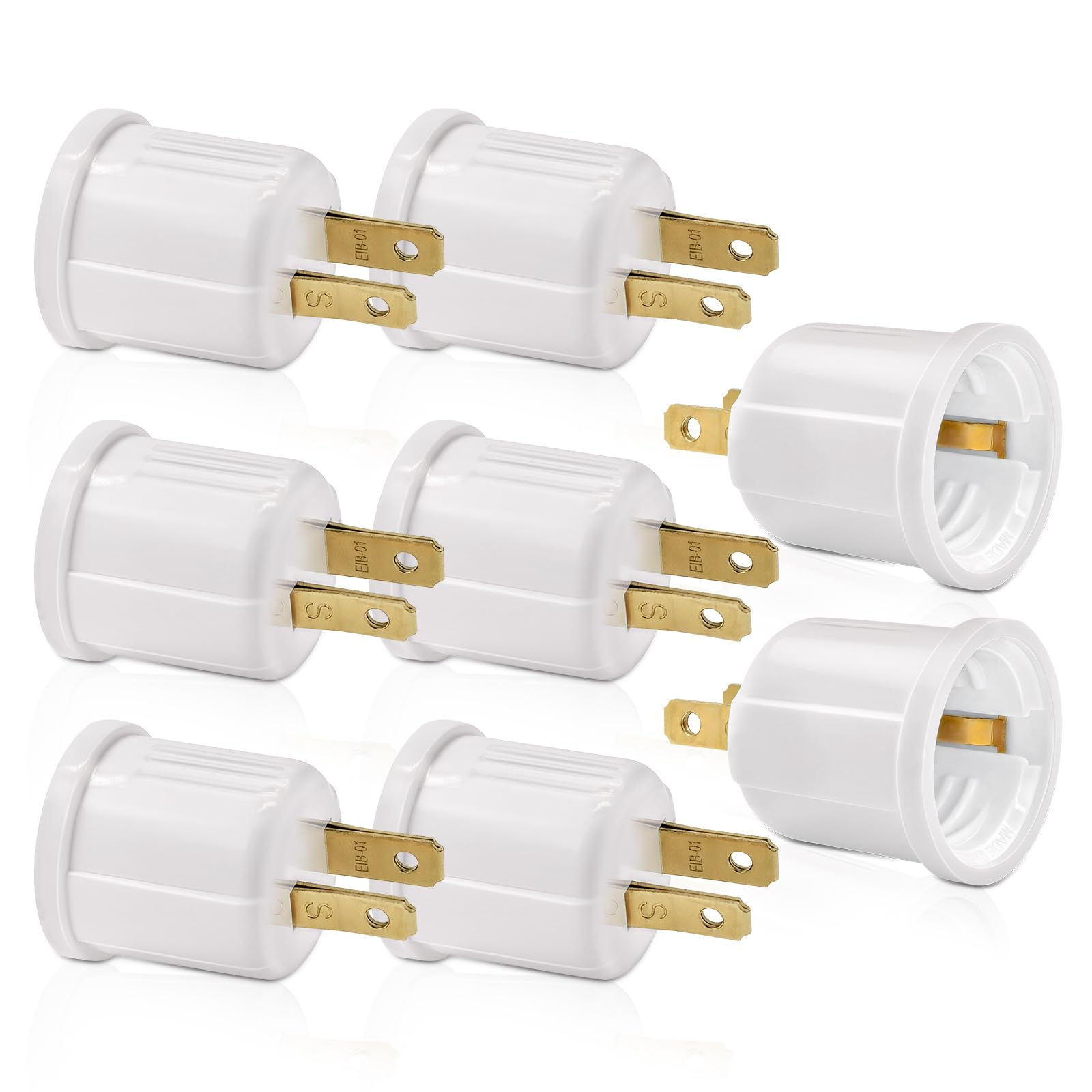 Outlet to Light Socket Adapter - UL Listed -9