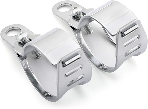 Miniatura 4 de Mad Hornets Soporte de luz de señal de giro frontal, soporte de abrazadera de montaje en barra de horquilla, 1.614-2.008 in, se adapta a la mayoría