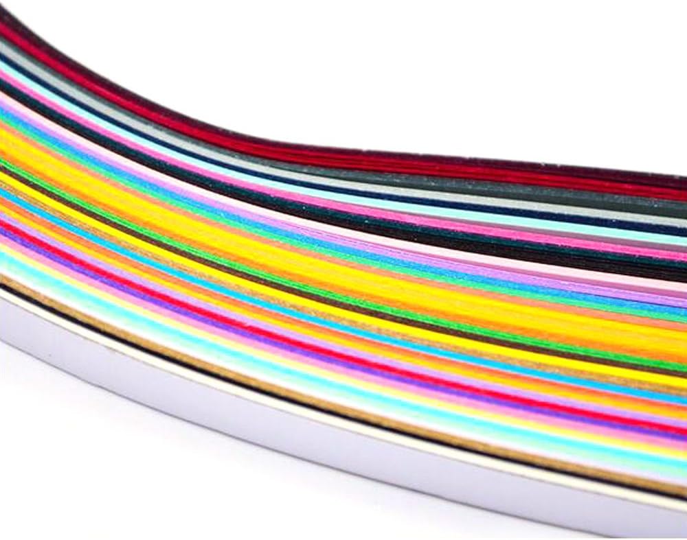 Paper Quilling 36 Colors,540mm Length,3/5/7/10mm Width,720 Strips total (3mm)