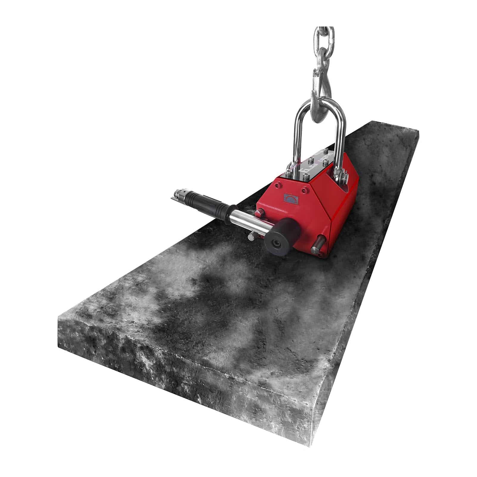 Steinberg Systems Aimant De Levage Super Puissant En Néodyme Manutention Porteur Magnétique SBS-ML 1000 (Capacité Levage 1 000 kg, Mécanisme de Sécurité, Force de Traction 3 000 kg, Flux Désactivable)