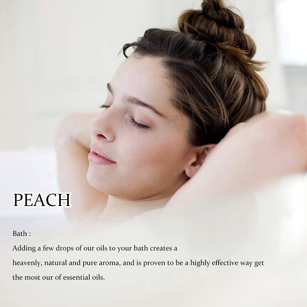 Aromatherapy Peach Essential Oil for Diffuser Humidifier & Candle Making - 100% Pure Therapeutic Grade Peach Scented Oil, 0.33oz-10ml - Image 4