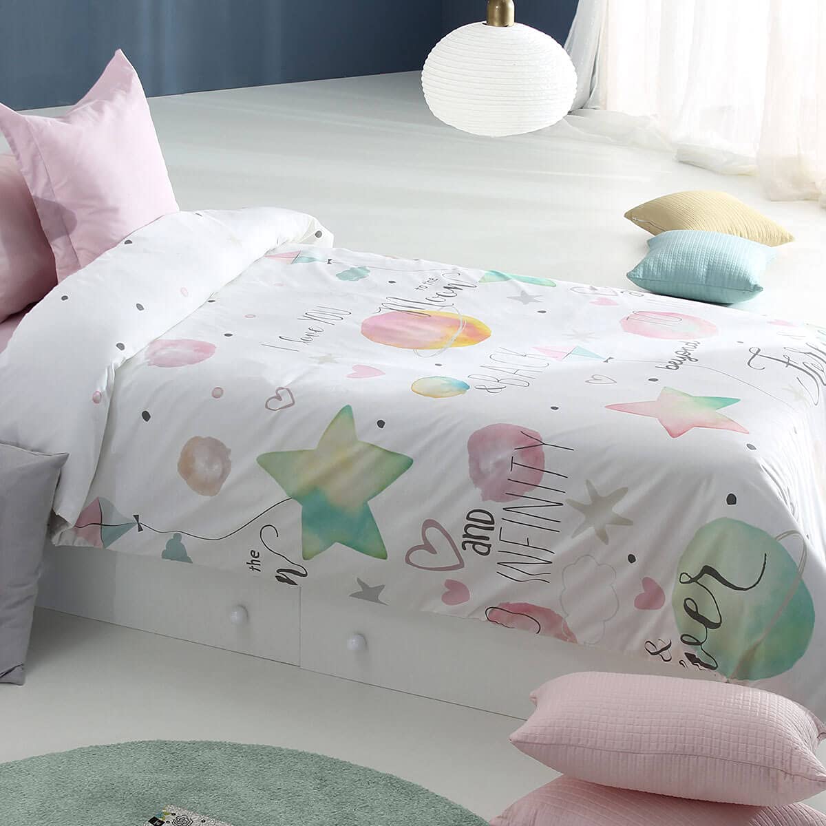 Funda nórdica Samar - Cama 90 Cm - Color Rosa C02