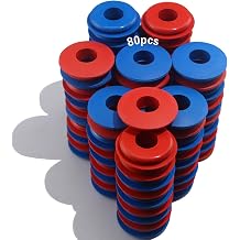 iBroPrat Glad Hand Seals Thick, 80pc Gladhand Seal Grommets for Semi Trucks