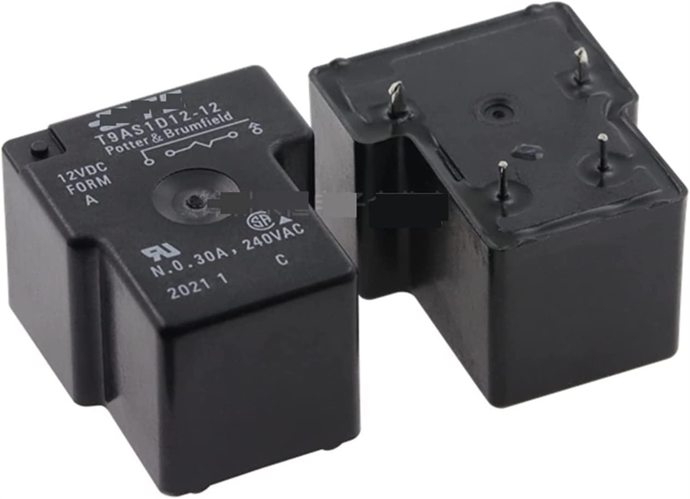 LKPEHTAGN Relay 10PCS Power T9AS1D12-12 -24 12V 24V 30A 4PIN A Group of Normally Open
