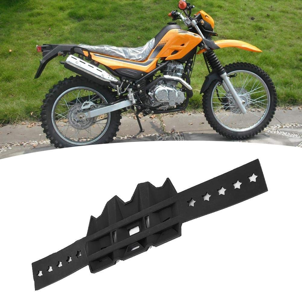 Protezione del tubo di scarico, protezione della copertura della protezione del tubo dello scudo termico di scarico del motociclo in silicone universale(Nero)