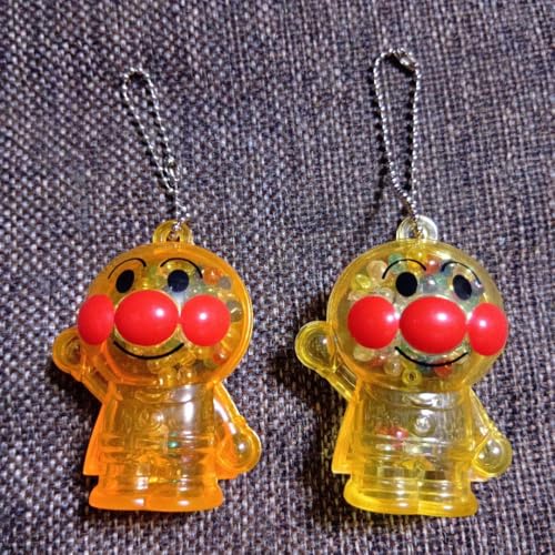それいけ!ｱﾝﾊﾟﾝﾏﾝシャカシャカクリアキーホルダー 2点セット