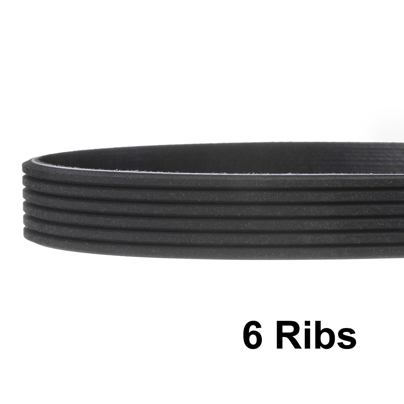 QUARKZMAN Correa Trapezoidal 6PK2285 de 5 Nervios, Longitud de 2285 mm x Ancho de 21 mm x Grosor de 5 mm, Correa en V de EPDM, Correa de Transmisión Industrial