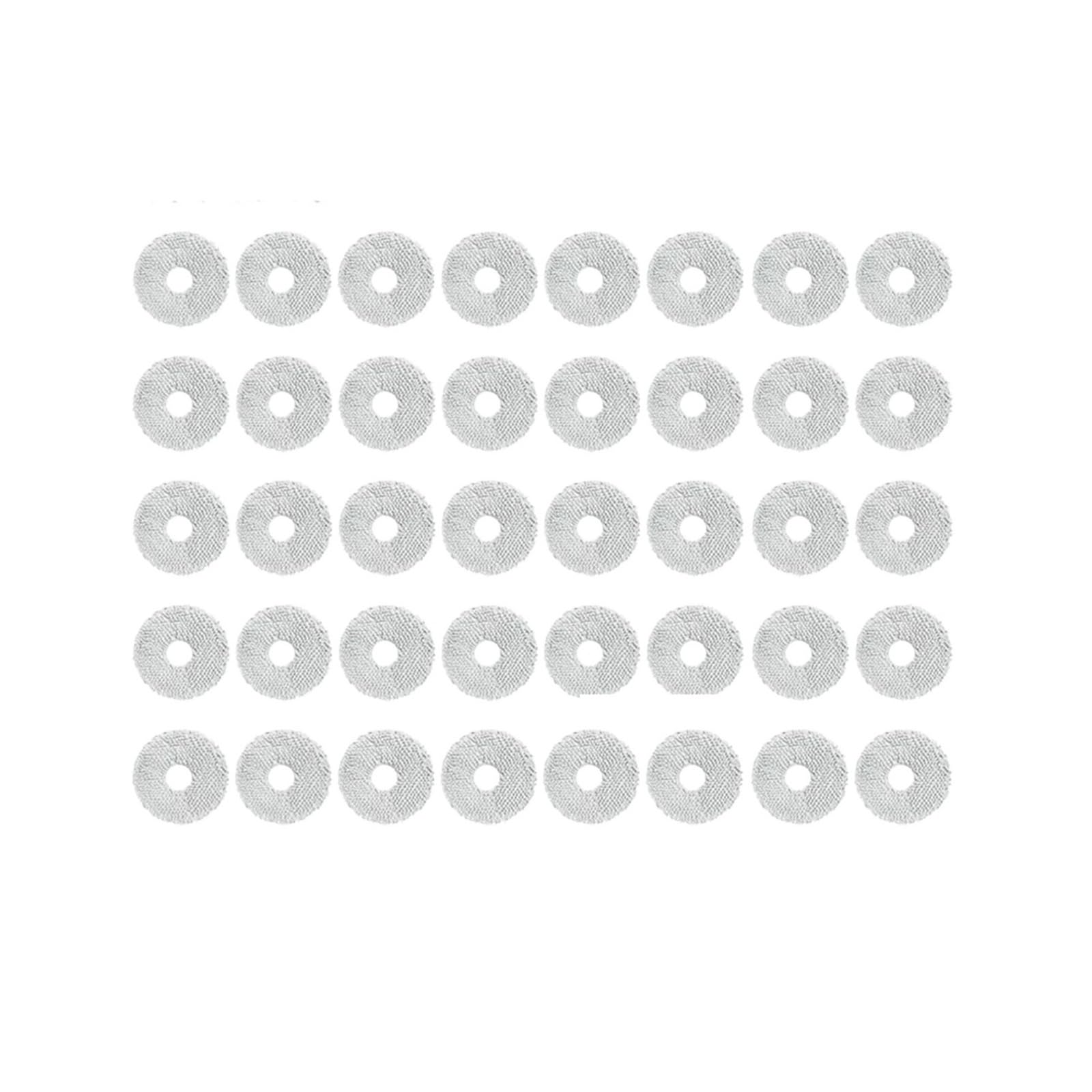 VIXWDRUTY Compatible For Xiaomi，Robot Vacuum S10+ S20+ X10+ X20 Plus B101CN，Compatible For Dreame，L10S Ultra L10S Pro L10 Prime S10 Pro Mop Cloth(40pcs)
