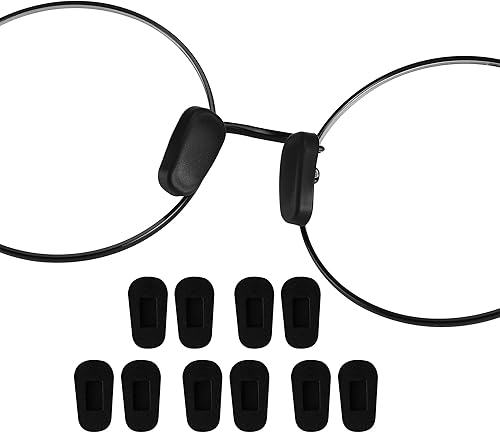 Fundas de almohadillas de nariz para gafas, almohadillas de silicona para la nariz, almohadillas suaves para la nariz para kit de reparación de