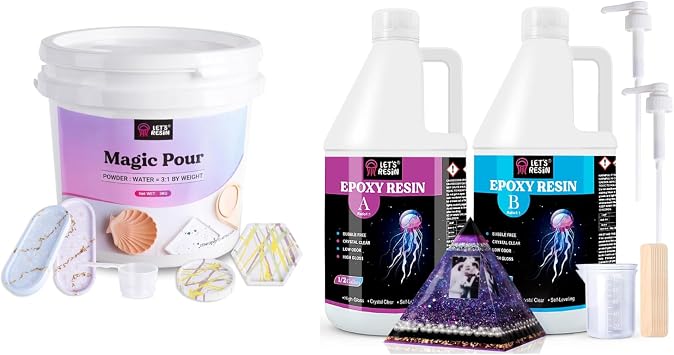 Bundle Set of Resin Casting Powders and Epoxy Resin Kit
