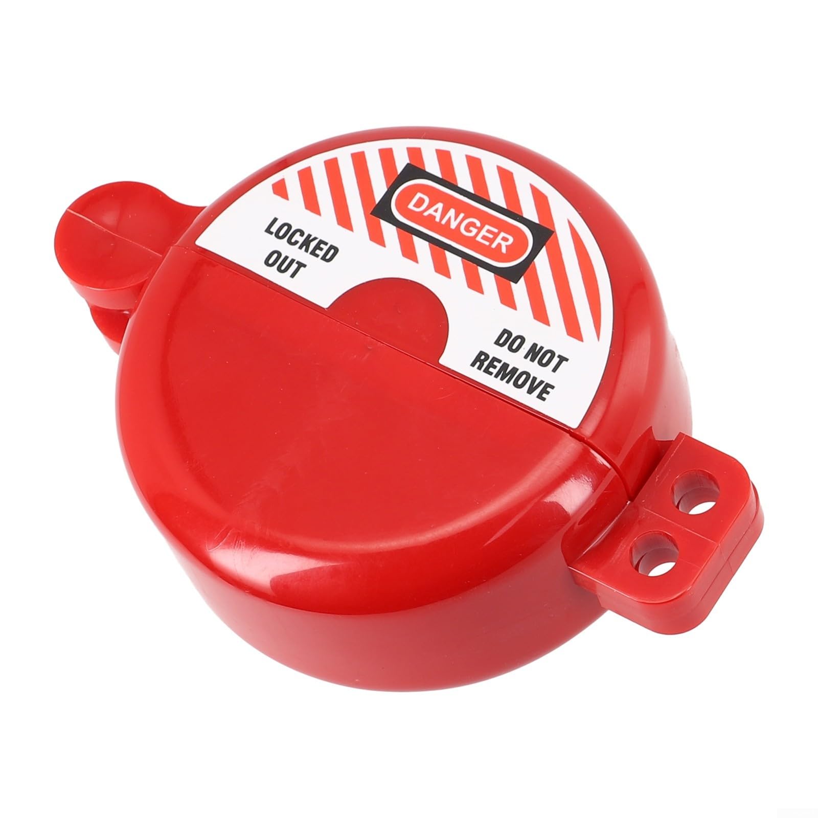 Upluxmira Outdoor Faucet Lock Cylinder Garden Tap Valve, Install Padlock Security Device to Prevent Waste, Fits Most Wall-Mounted Spigots, Red(Single Hole)