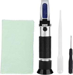 EVTSCAN RZ120 Handheld Brix Refractometer Sugar Tester for Beer Wine Fruit Juice 0-32% ATC