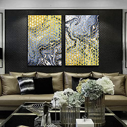 Art mural moderne pour sublimer un mur vide affiche abstraite et salon contemporain 50x70