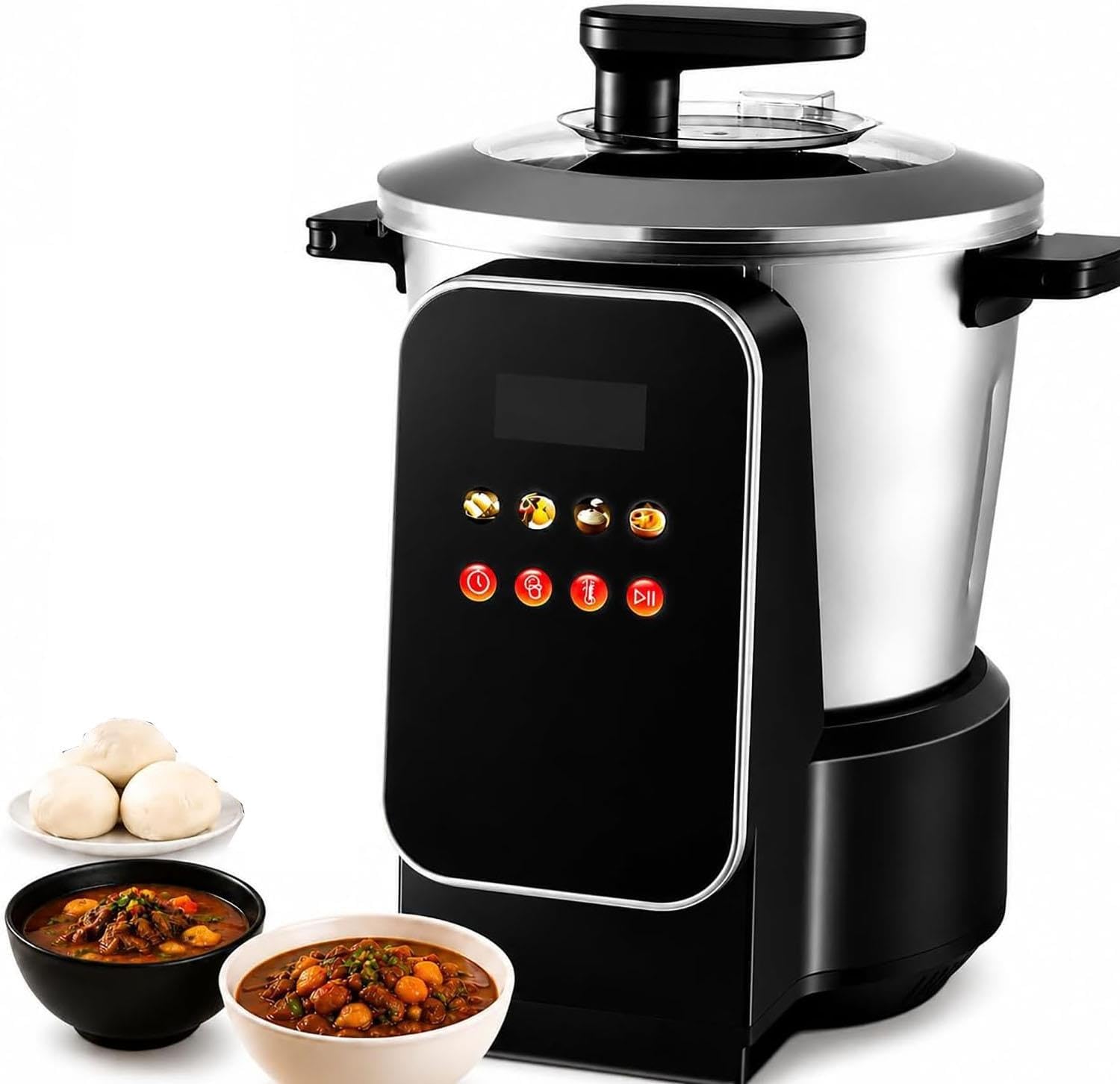 Máquina for hacer golondrinas,batidora alimentos automática eléctrica Fufu