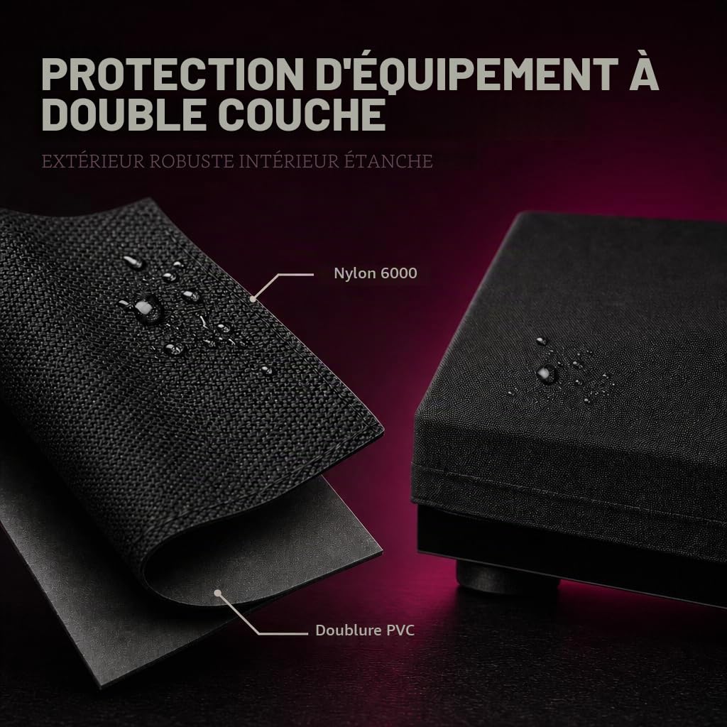 TECHNICS Housse anti-poussière pour platine vinyle SL-1200/SL-1210 & Pioneer PLX-1000 [Résistant à l'eau, antistatique, tissu de qualité supérieure] par DigitalDeckCovers