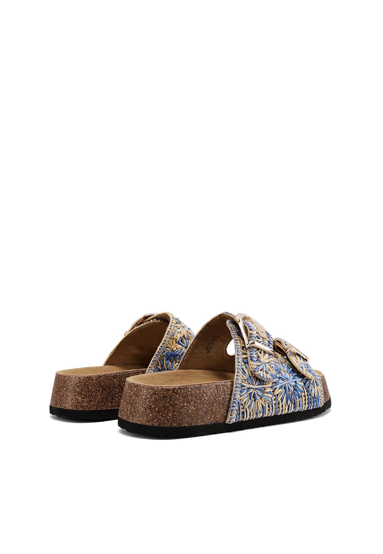 QUEEN HELENA Ciabatte Platform con Doppia Fibbia Donna X34-114