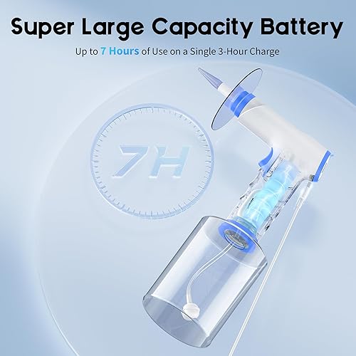 Miniatura 7 de Eliminación de cera de oídos, kit eléctrico de limpieza de oídos con luz, apto para FSA HSA, kit de riego de oídos con 4 modos de presión, kit de