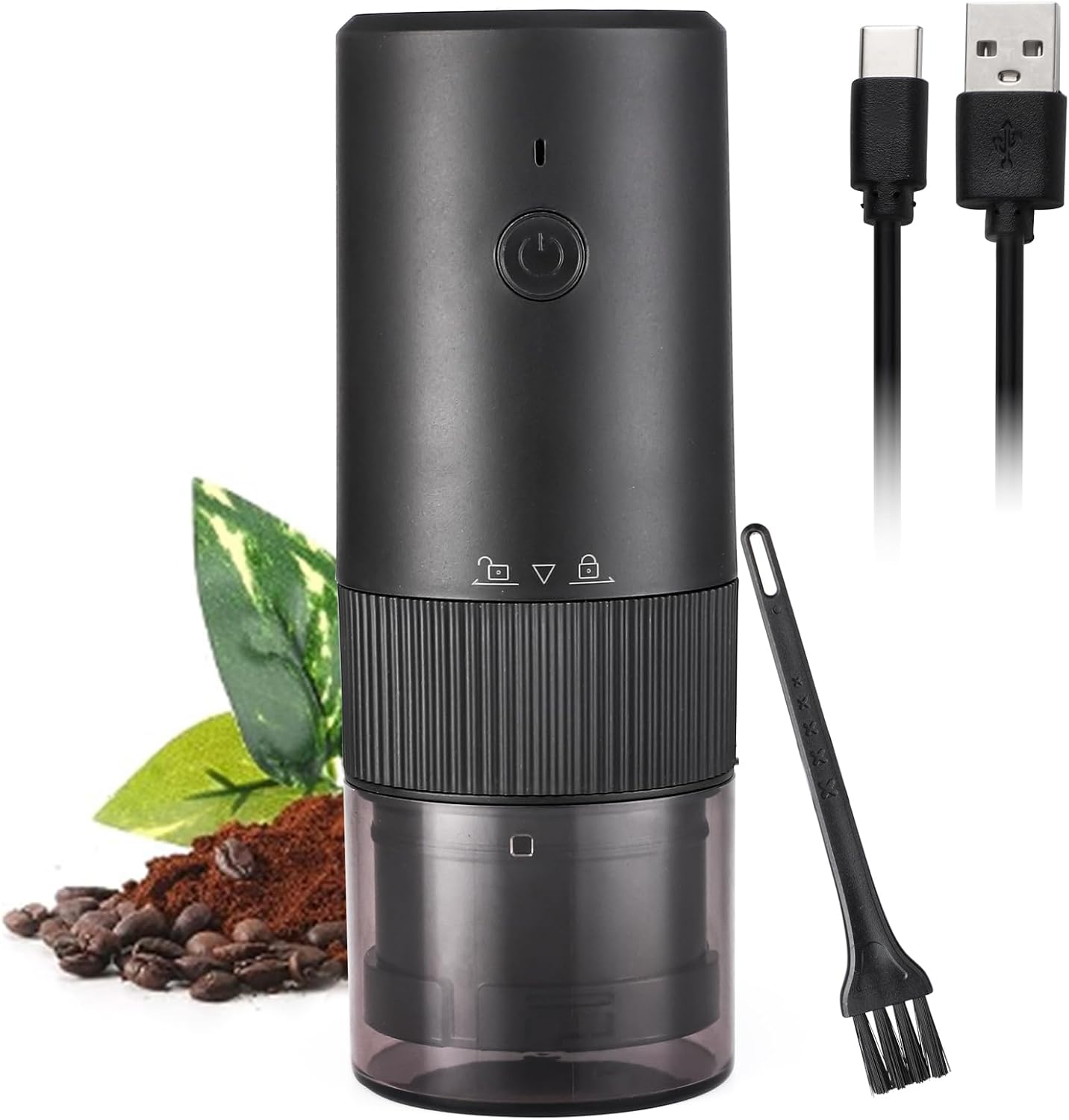 Burr Coffee Grinder Electric Portable Coffee Bean Grinder