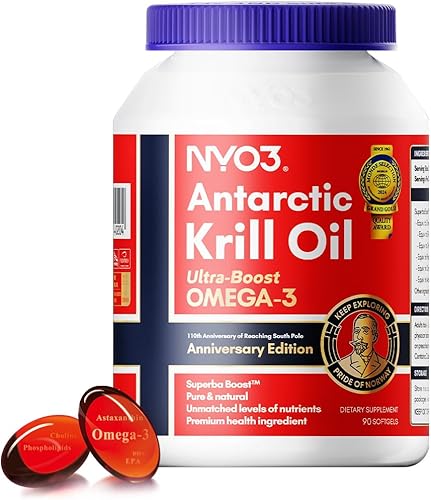 Miniatura 10 de Aceite de krill Omega 3 Suplemento 1000mg 60 cápsulas blandas EPA y DHA, aceite de krill antártico puro con astaxantina y 56% de fosfolípidos
