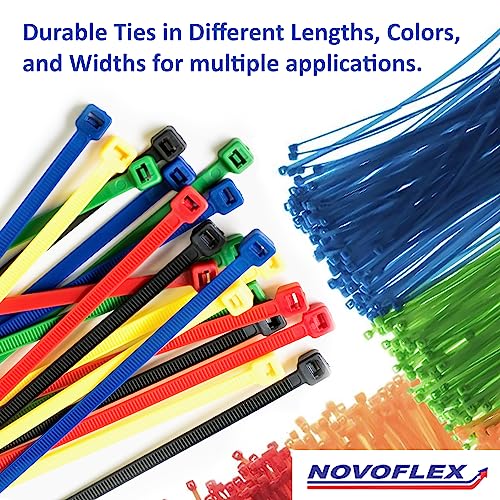 Image of Novoflex CPS 100 ES K (R) ,Cab Lok Nylon Cable Ties 100 x 2.5 mm Colour: Red ,Pack of 1000, 4 Inch, Tensile Strength: 8 KGF / 18 LBS