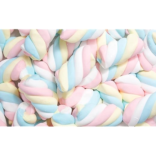 Organic Bites Marshmallows - Assorted Fruit 50 Pieces