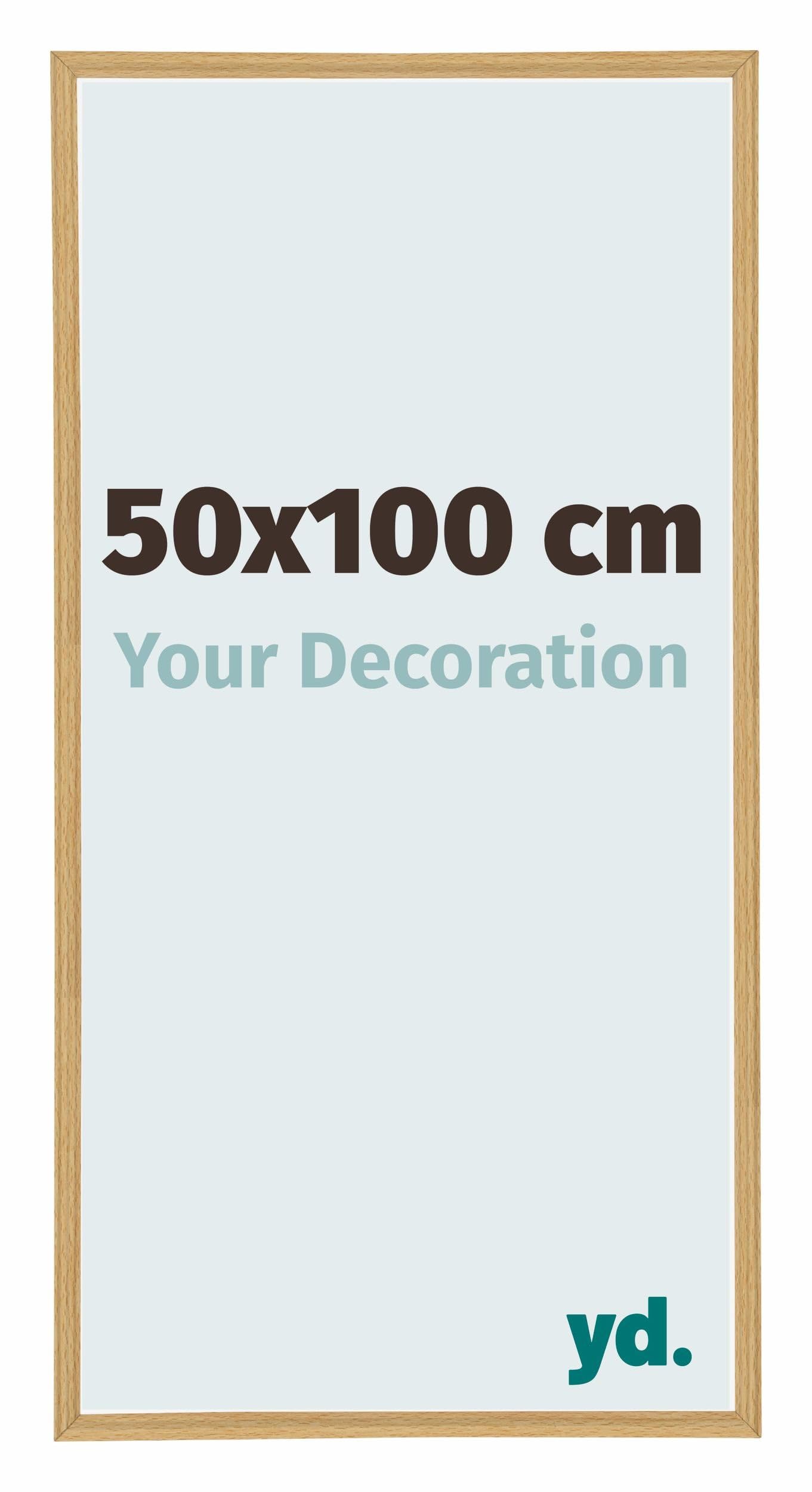 Your Decoration - Picture Frame 50x100 cm - Beech Light - Decorative Wall Frame in Plastic with Antireflection - Frame 50x100 - Annecy โ image 1