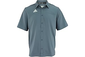Men's Team Iconic Full Button Golf Shirt Style Polo