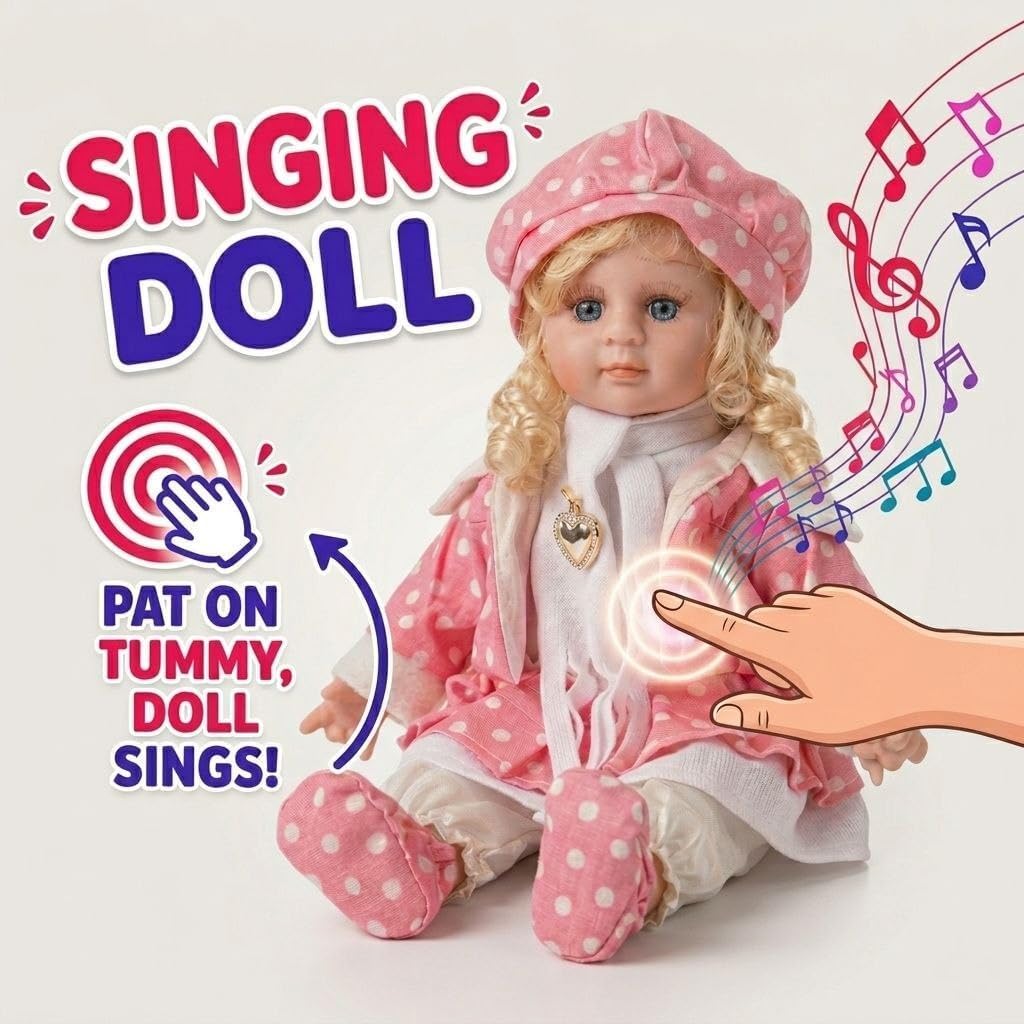 Talking Musical Plush Doll - Singing & Cuddly Toy -5