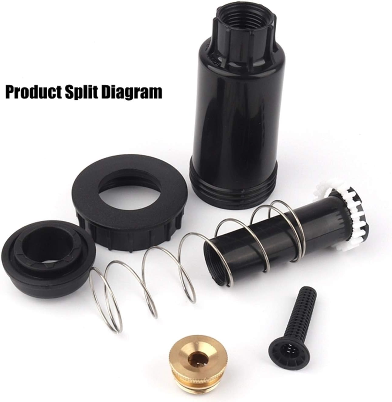 Gardening Watering System Tools 4pcs 1/2" 90-360 Degree Adjustable Plastic Pop-up Nozzle Park Square Garden Lawn Flower Plant Irrigation Copper Nozzle (Color : 90 Degrees)