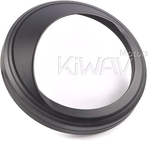Miniatura 8 de KiWAV Cubierta montada en tanque de 5 pulgadas, bisel de aluminio cromado compatible con Harley-Davidson