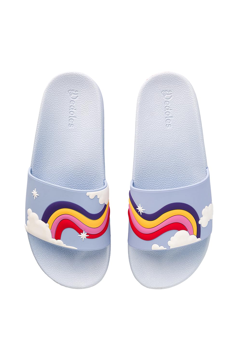 Dedoles Badeschuhe & Hausschuhe Damen Herren & Kinder Badesandalen lustige Designs Bücher Kaffee Party Pizza Fuchs Bär Lama Wolken Geschenk