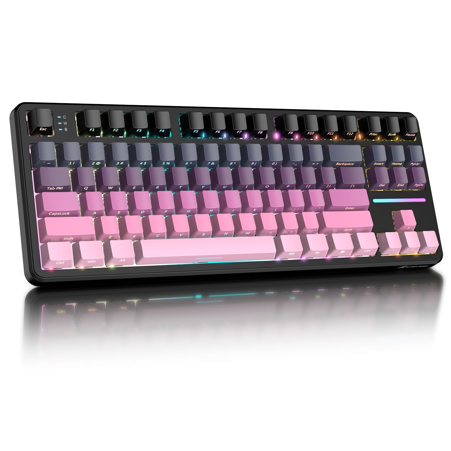 Amazon | ATTACK SHARK X87 ゲーミングキーボード ワイヤレス