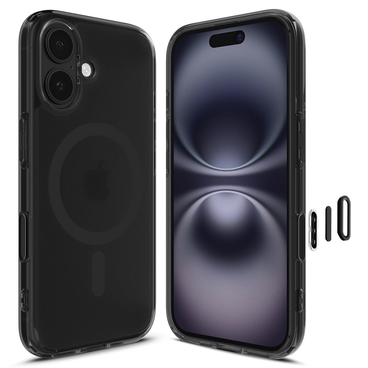 Spigen Ultra Hybrid T MagFit for iPhone 16 case cover [Camera Control Button Cover] MagSafe compatible - Frost Black