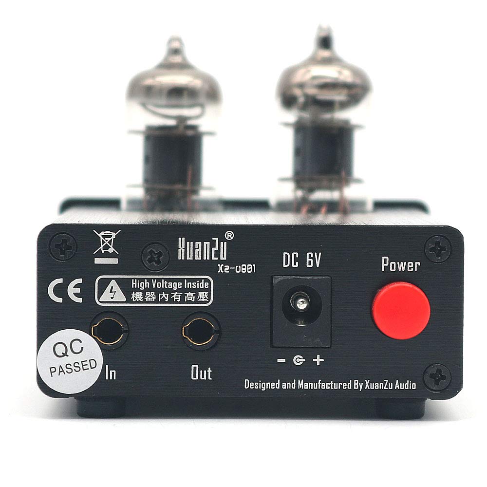 DollaTek 6J1 Mini Vacuum Tube Preamplificatore Audio Hi-Fi Stereo Pre-Amplifier Treble Bass Control