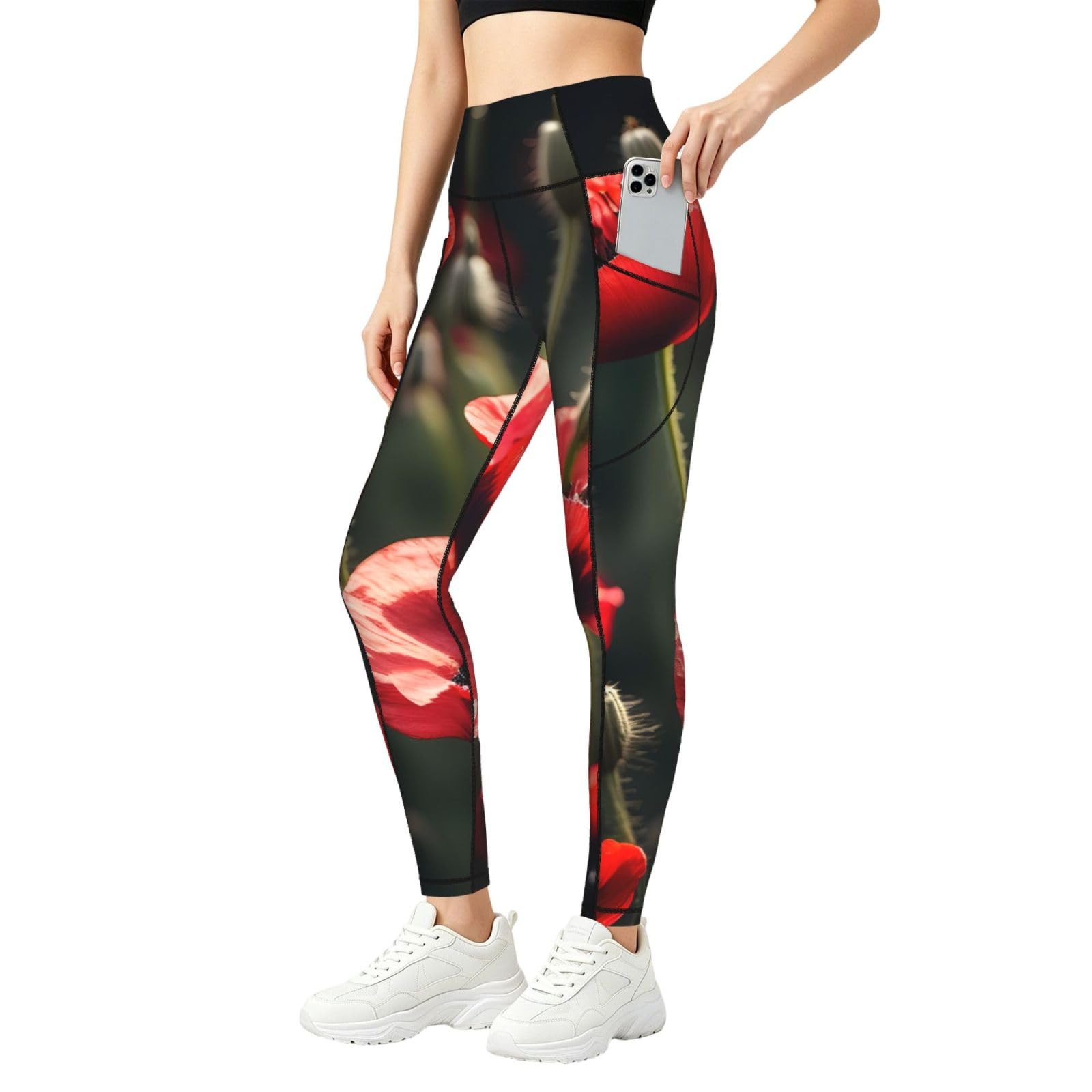 Pantalon de yoga fluide imprimé pour running sans serrer - 8
