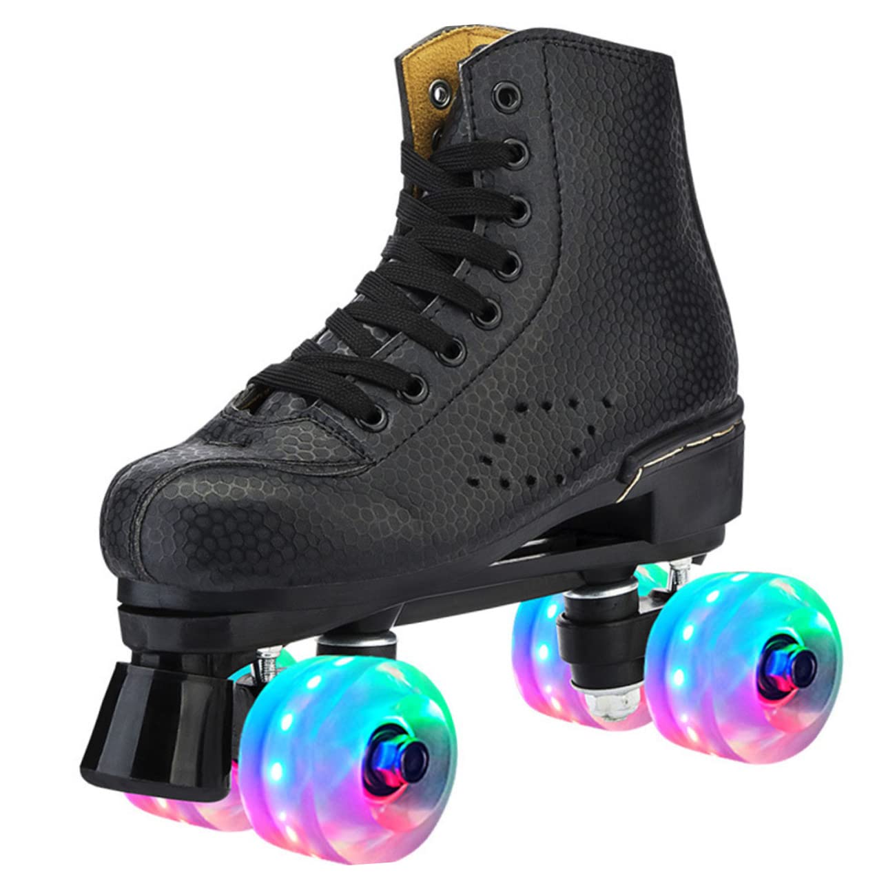 ORFOFE Roller Skates Toe Stops Replacement 1 Pair Black Toe Stops 5/8'' Bolt Firm Grip for Comfortable Safe Skating