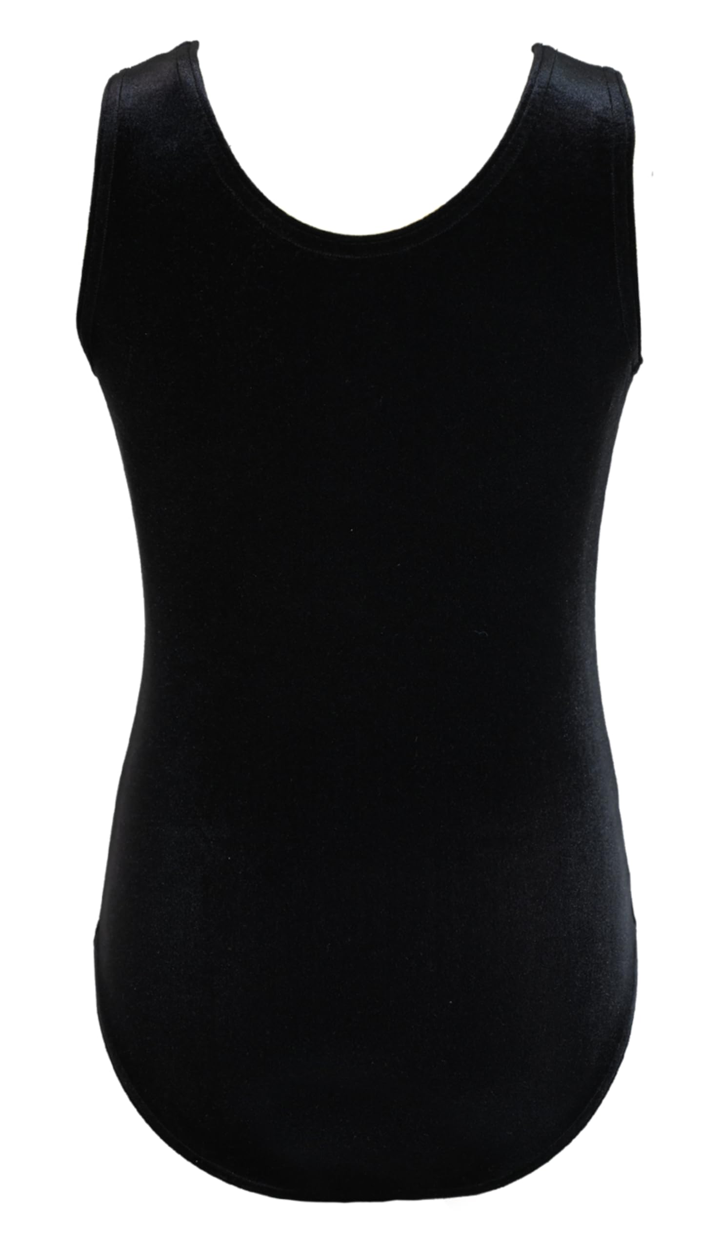 Turnanzug Sterne Nicki Samt & Strasssteine Mädchen Gymnastikanzug Kurzarm Kinder Turnbody kurzärmlich Schwarz/Pink Größe 152